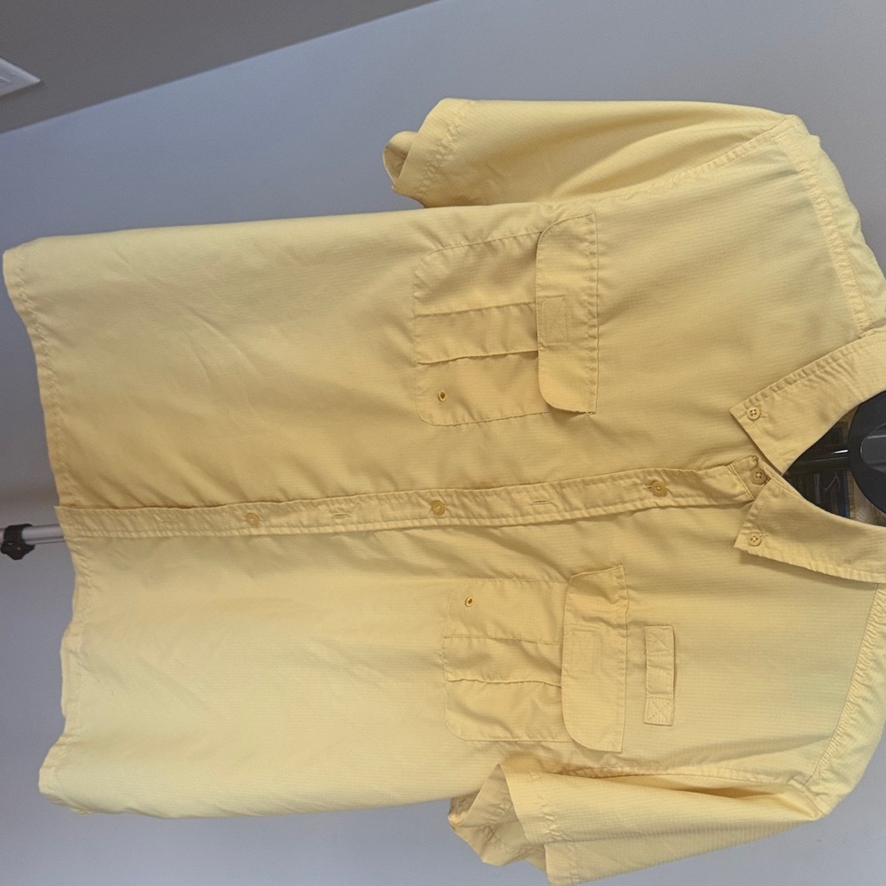 X-Caster Yellow Sun Protection Shirt - Picture 3 of 5